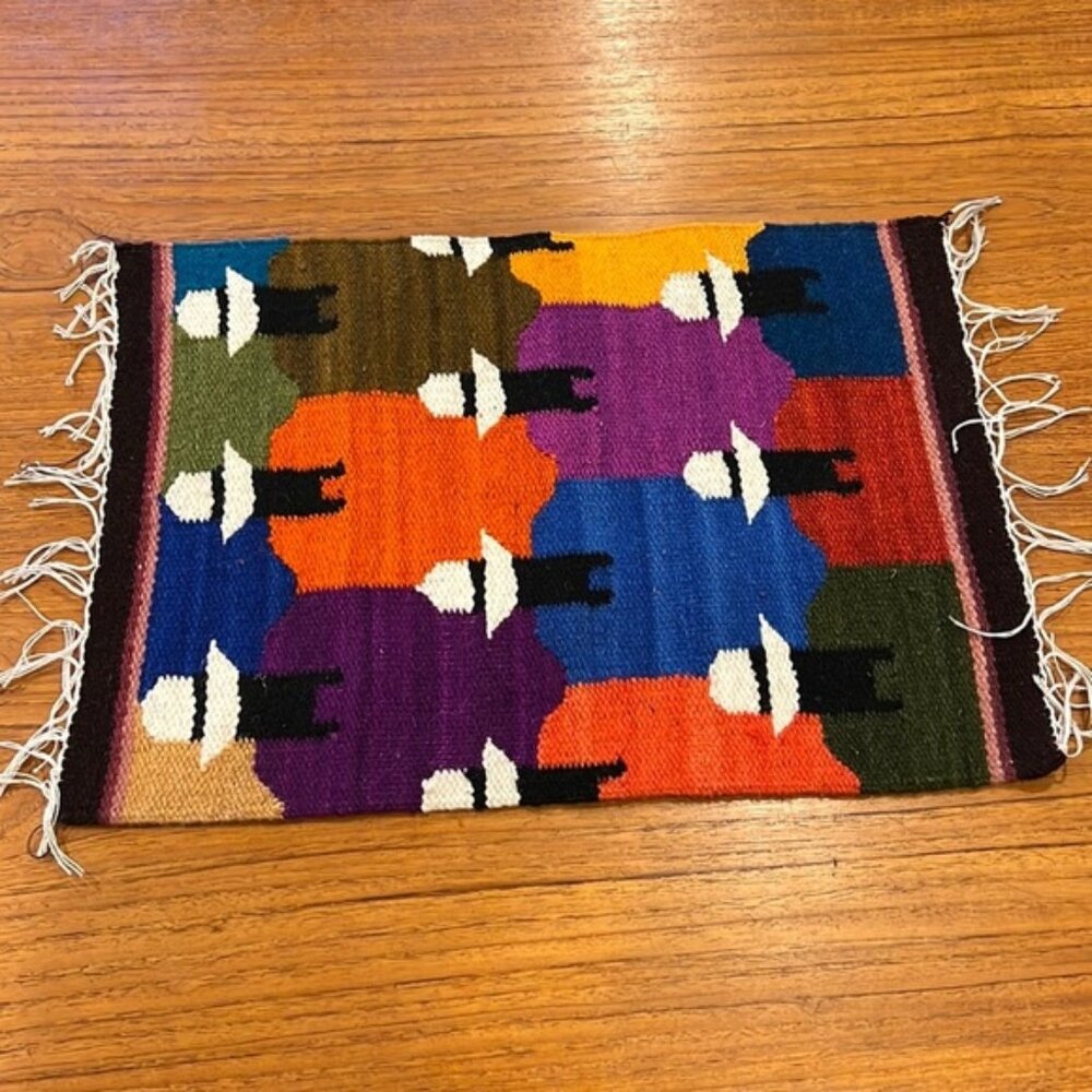 Southwestern, handwoven, placemat beautifully executed